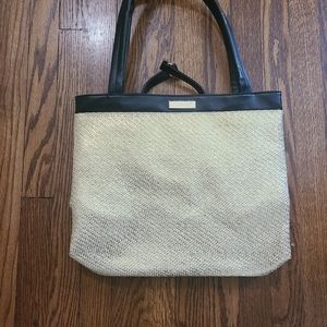 Versace Parfums Gold Tote Bag